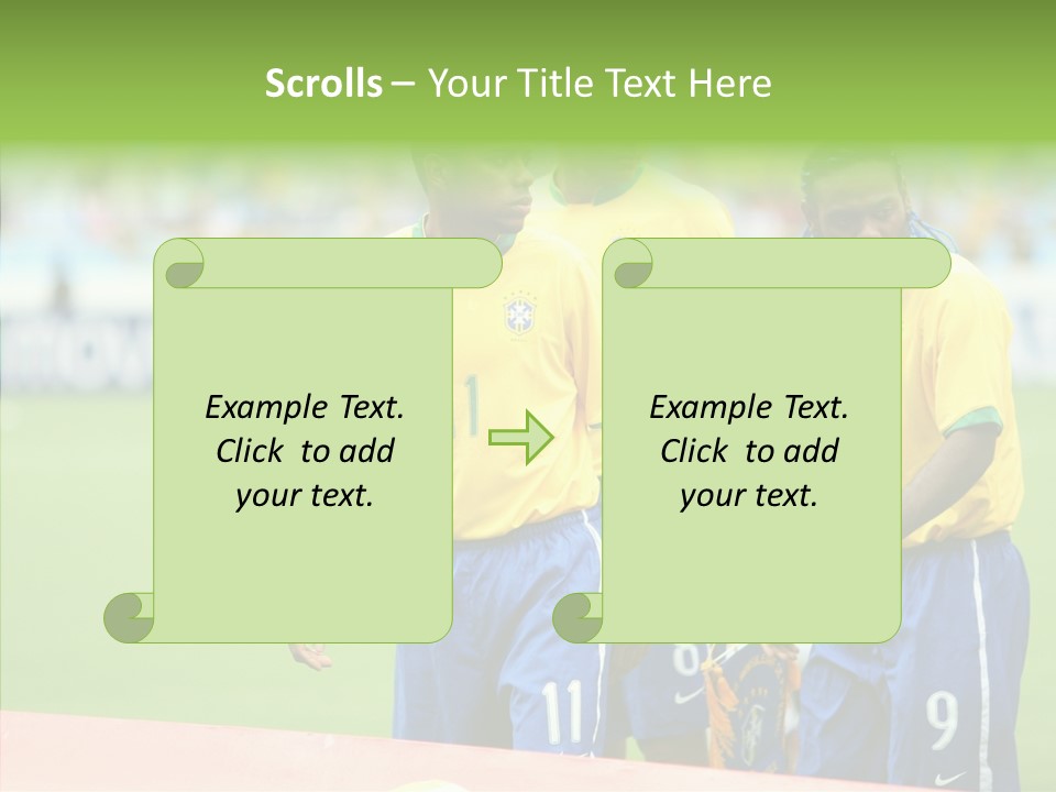 Touching White Background Close Up PowerPoint Template