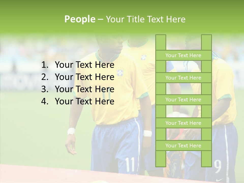 Touching White Background Close Up PowerPoint Template