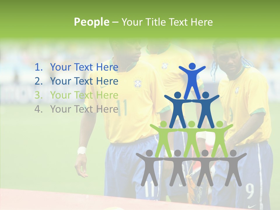 Touching White Background Close Up PowerPoint Template