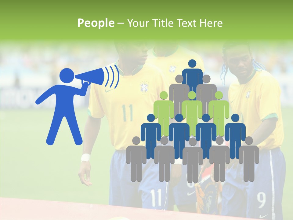 Touching White Background Close Up PowerPoint Template