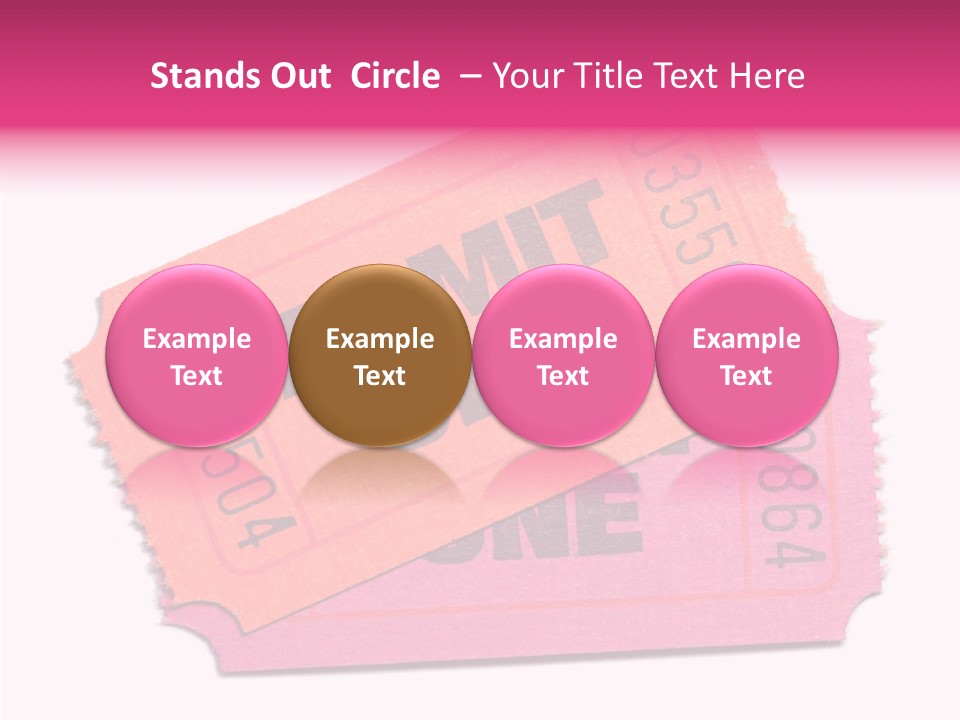 Female Touching Caregiver PowerPoint Template