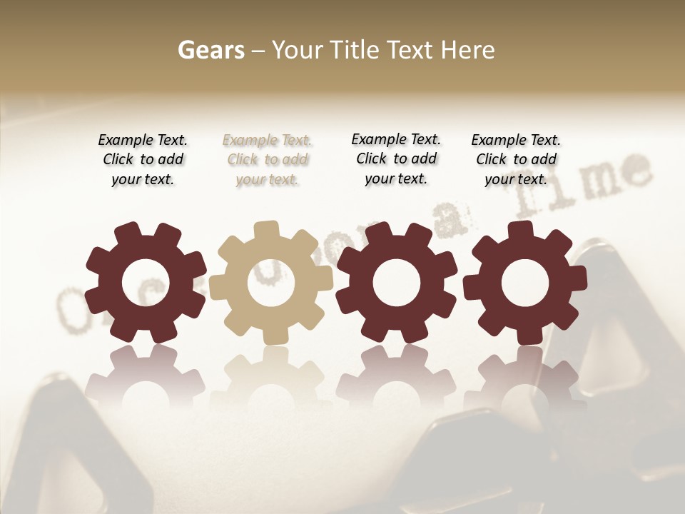 Elderly  White Background PowerPoint Template