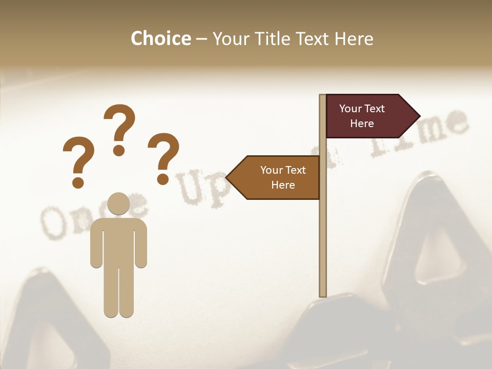 Elderly  White Background PowerPoint Template