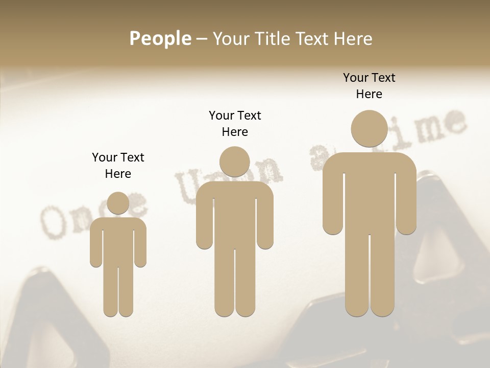 Elderly  White Background PowerPoint Template