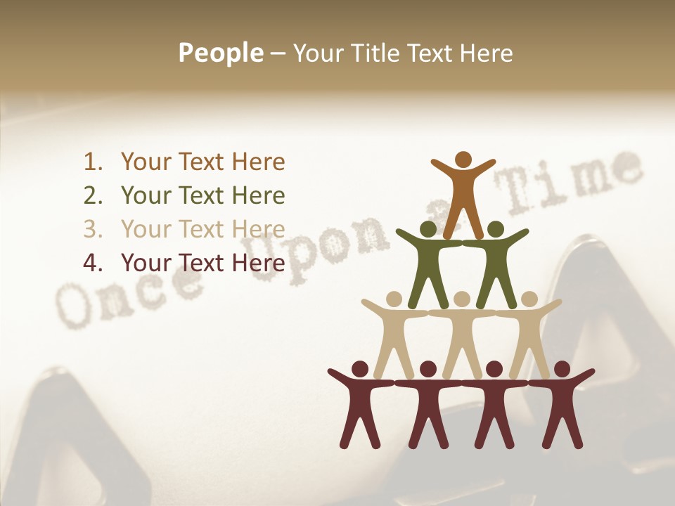 Elderly  White Background PowerPoint Template