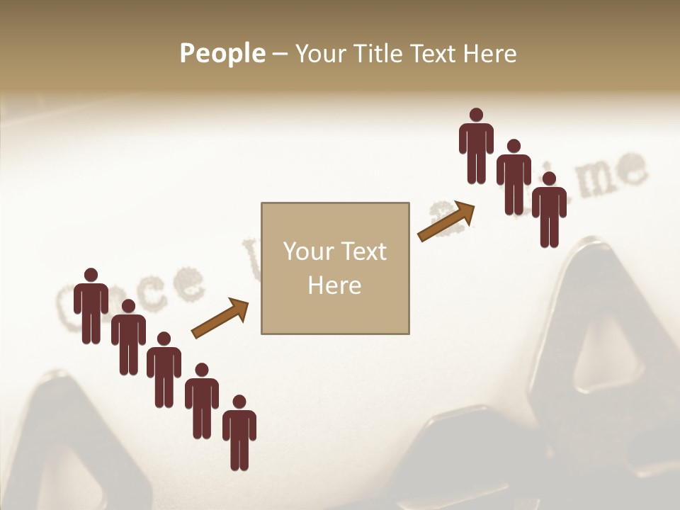 Elderly  White Background PowerPoint Template