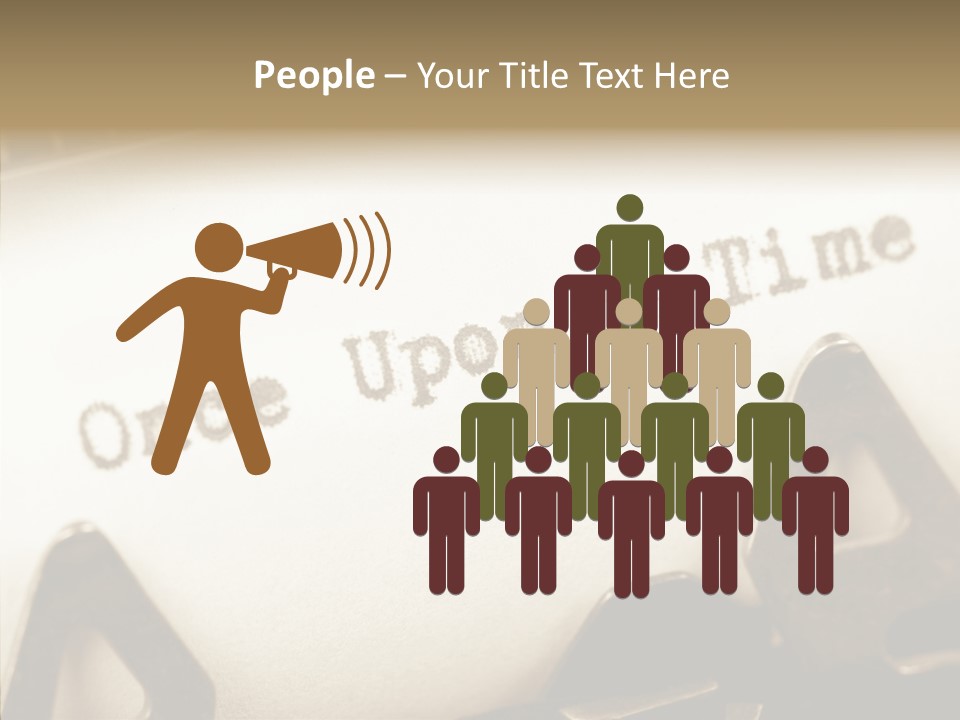 Elderly  White Background PowerPoint Template