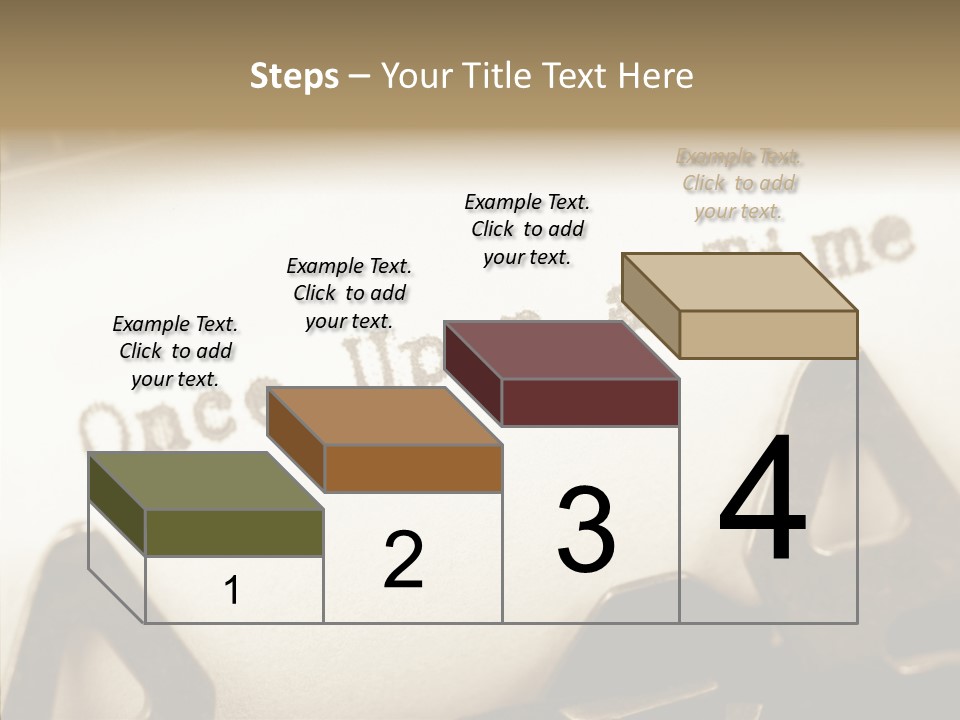 Elderly  White Background PowerPoint Template