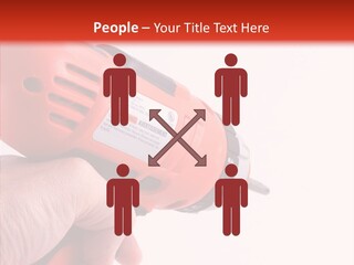 Helping Hand Old Holding Hands PowerPoint Template