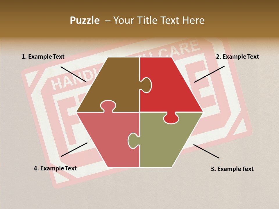 Young Finger Elder PowerPoint Template