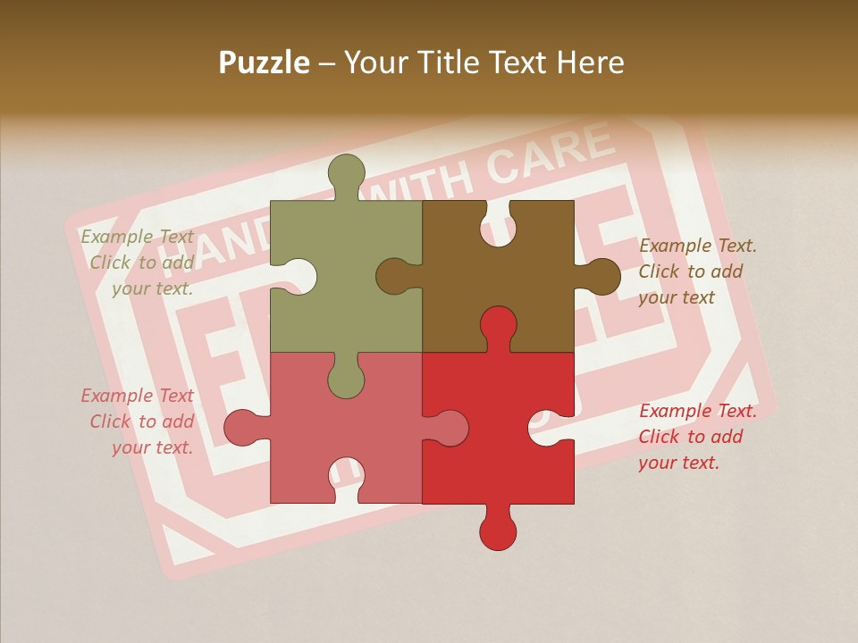 Young Finger Elder PowerPoint Template