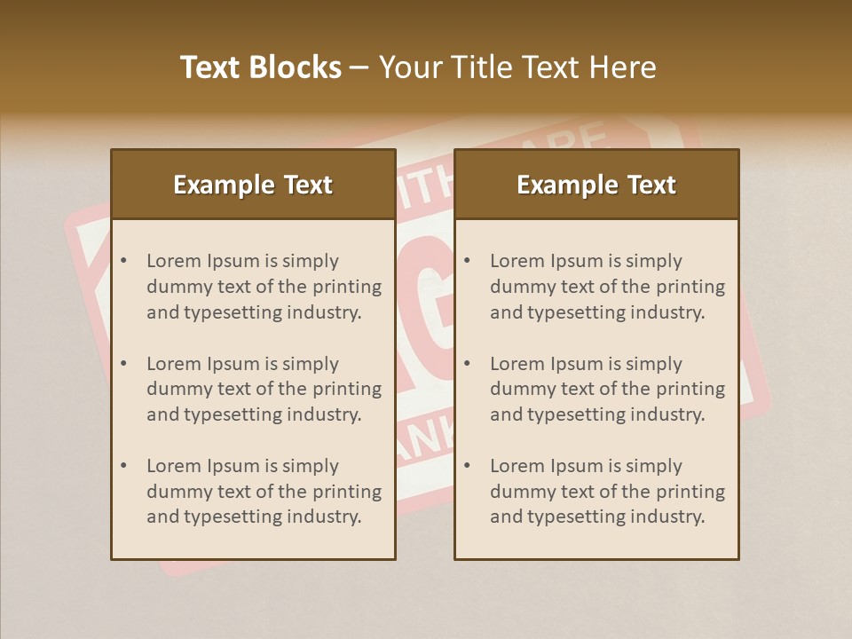 Young Finger Elder PowerPoint Template
