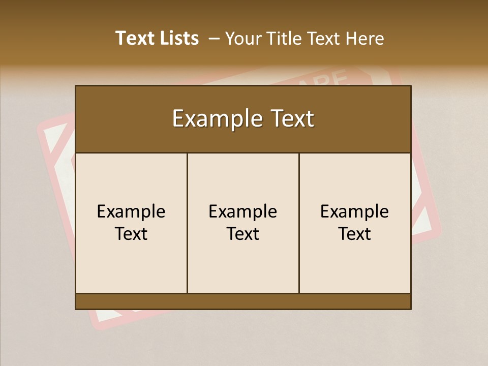 Young Finger Elder PowerPoint Template