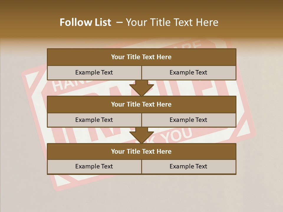 Young Finger Elder PowerPoint Template
