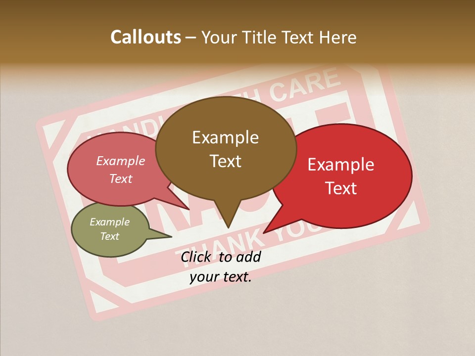 Young Finger Elder PowerPoint Template