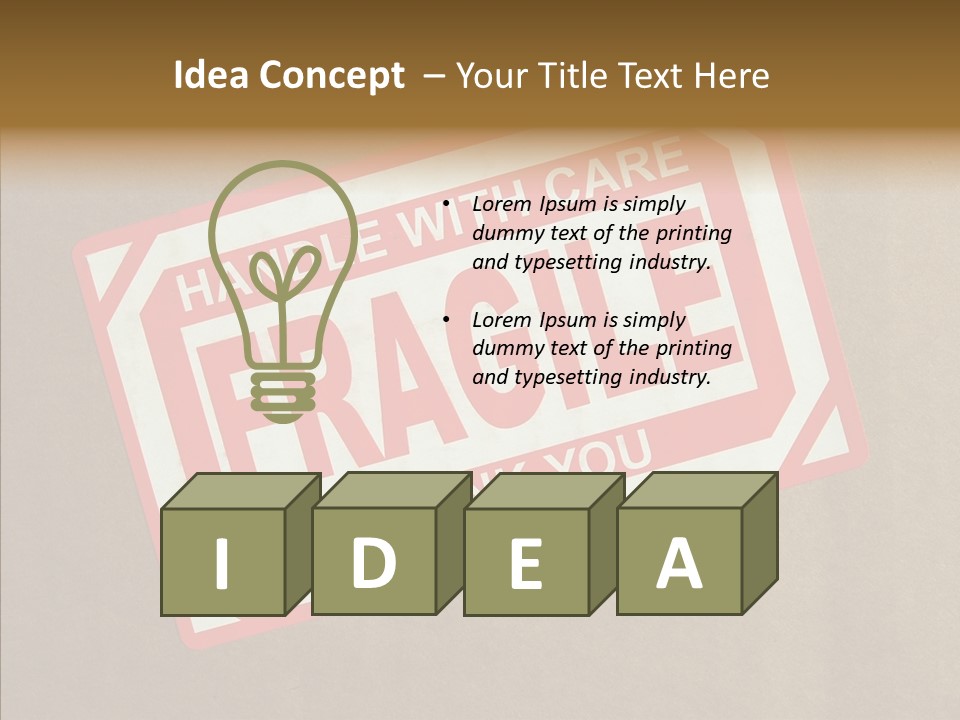 Young Finger Elder PowerPoint Template