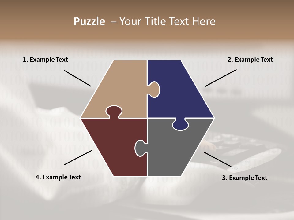 Helping Hand Young Close Up PowerPoint Template