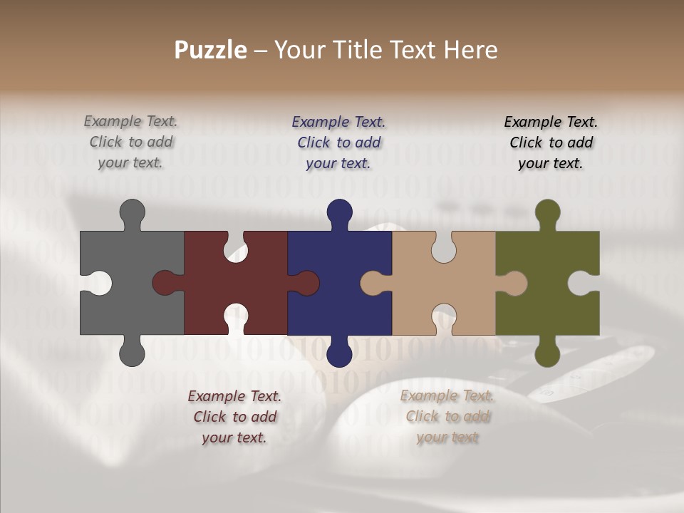 Helping Hand Young Close Up PowerPoint Template