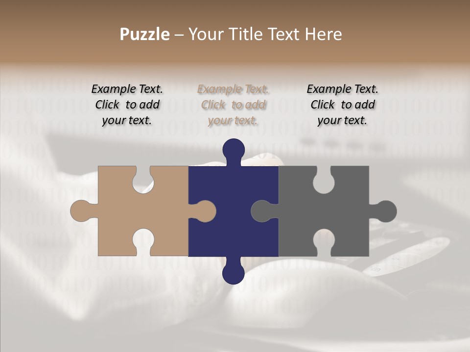 Helping Hand Young Close Up PowerPoint Template