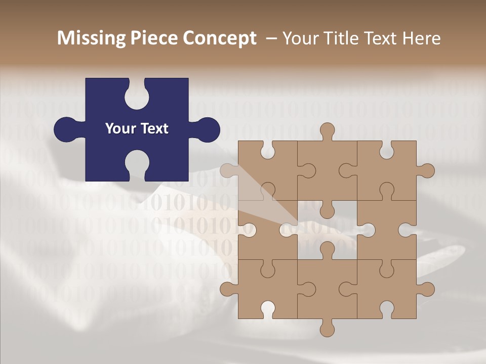 Helping Hand Young Close Up PowerPoint Template