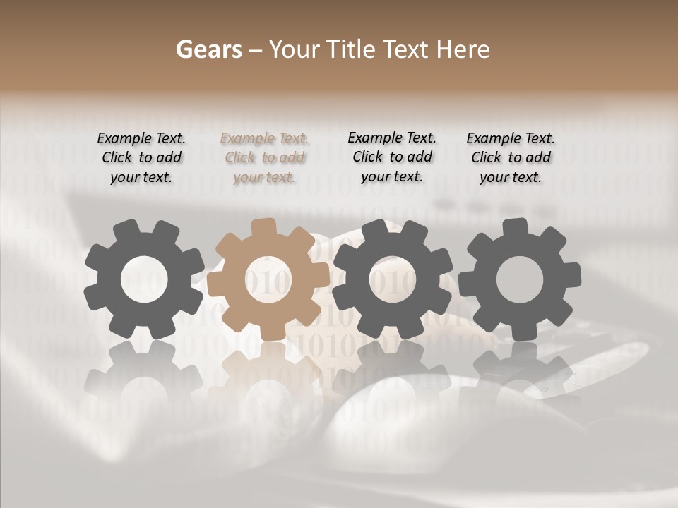 Helping Hand Young Close Up PowerPoint Template