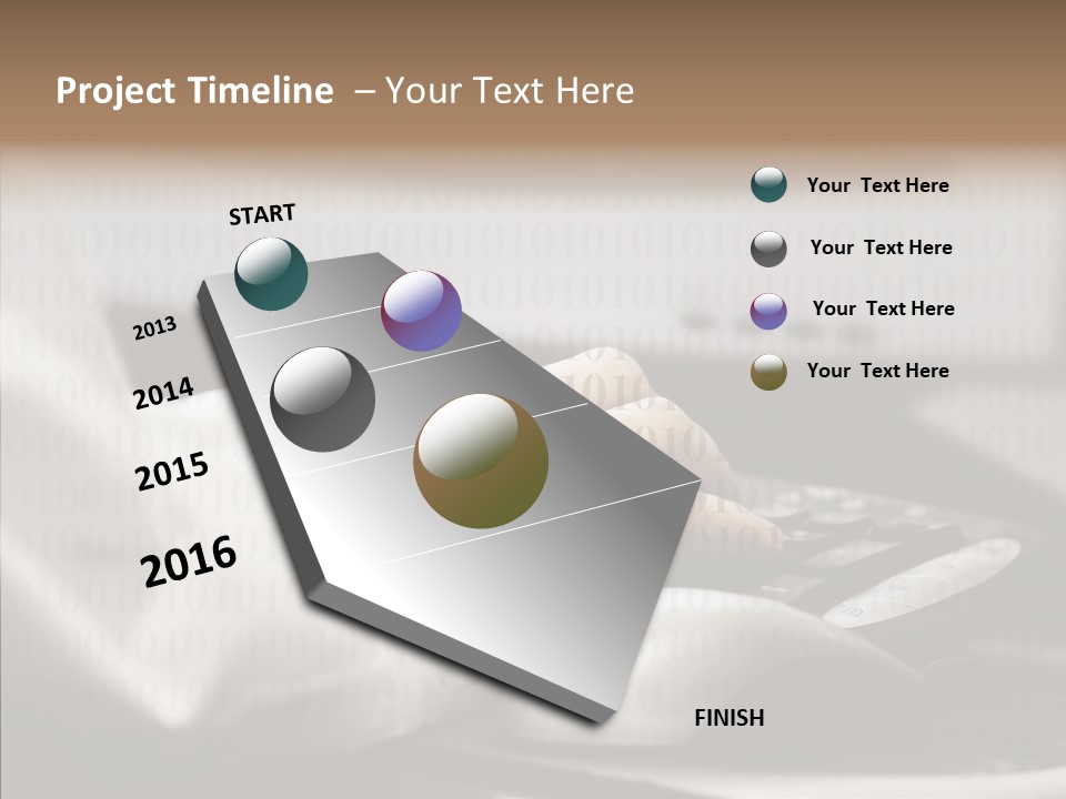 Helping Hand Young Close Up PowerPoint Template
