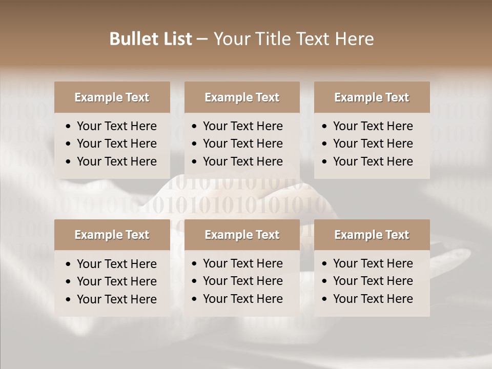 Helping Hand Young Close Up PowerPoint Template