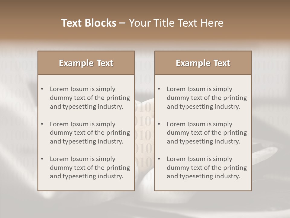 Helping Hand Young Close Up PowerPoint Template