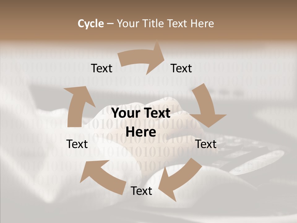 Helping Hand Young Close Up PowerPoint Template