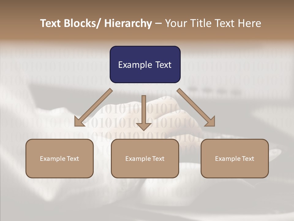 Helping Hand Young Close Up PowerPoint Template