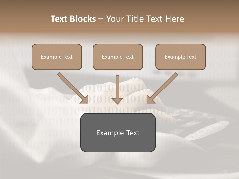 Helping Hand Young Close Up PowerPoint Template