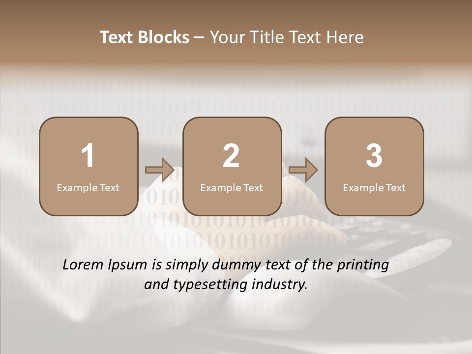 Helping Hand Young Close Up PowerPoint Template