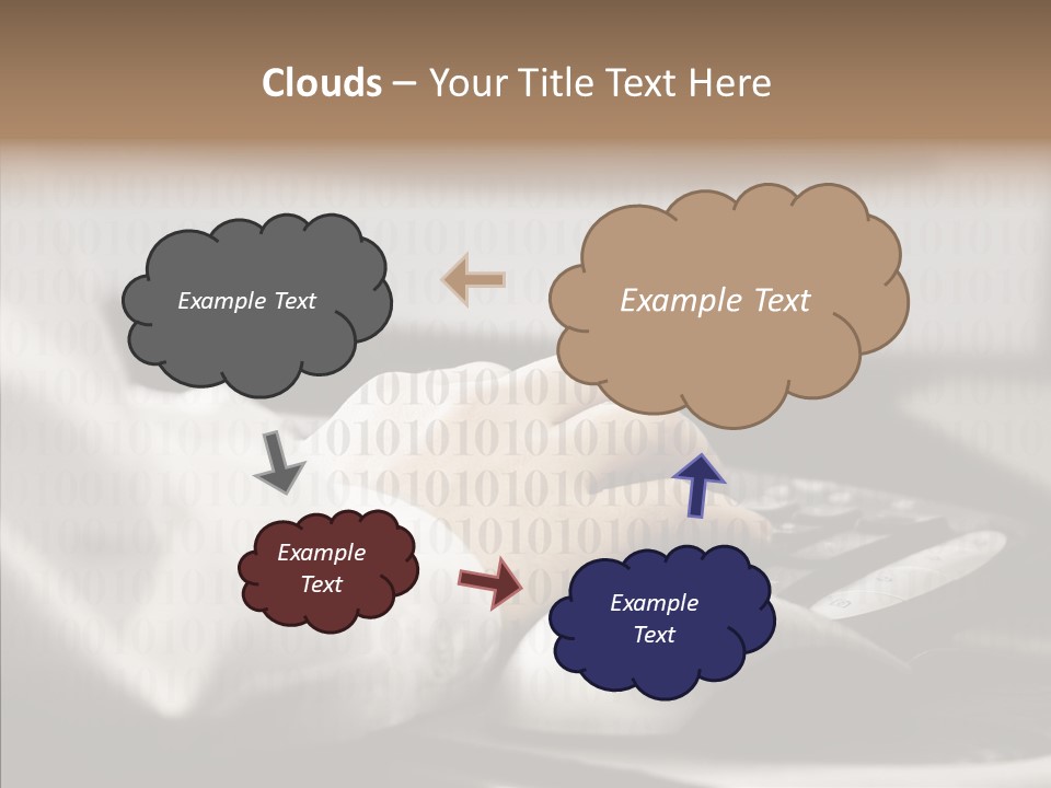 Helping Hand Young Close Up PowerPoint Template
