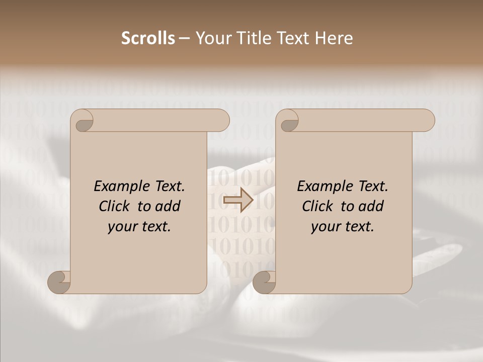 Helping Hand Young Close Up PowerPoint Template