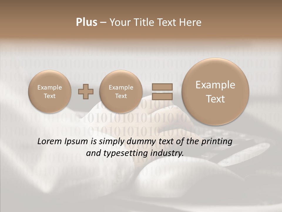 Helping Hand Young Close Up PowerPoint Template