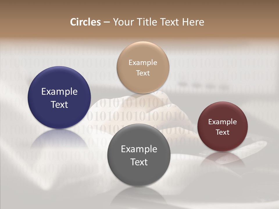 Helping Hand Young Close Up PowerPoint Template