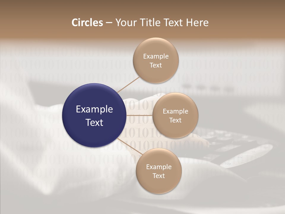 Helping Hand Young Close Up PowerPoint Template