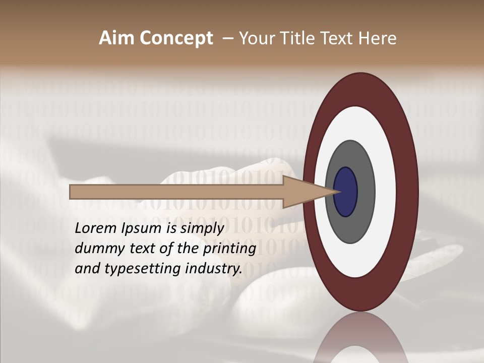 Helping Hand Young Close Up PowerPoint Template