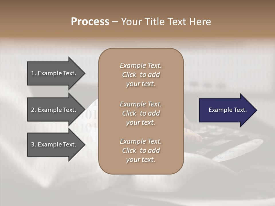 Helping Hand Young Close Up PowerPoint Template