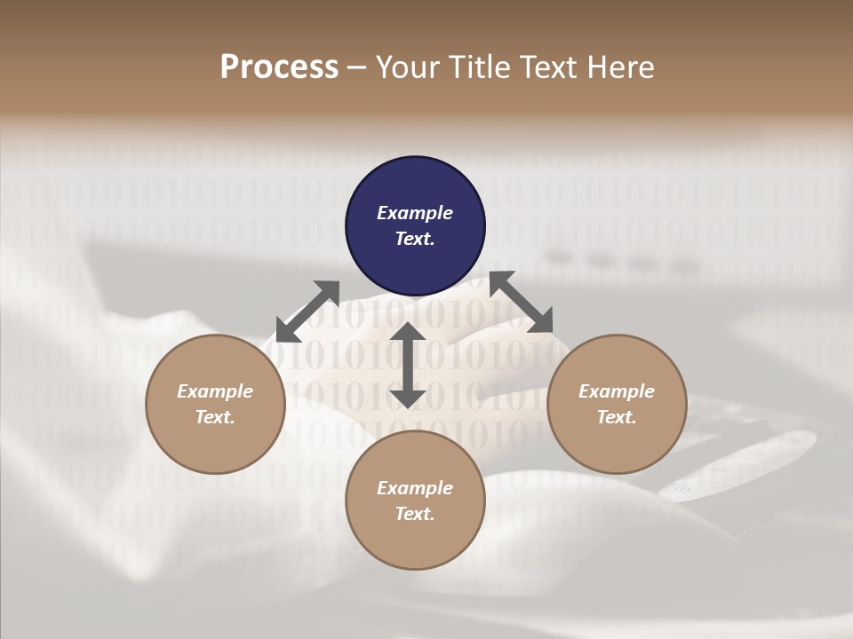 Helping Hand Young Close Up PowerPoint Template