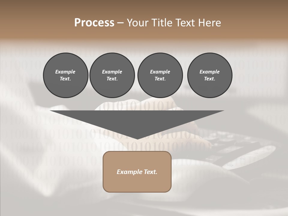 Helping Hand Young Close Up PowerPoint Template