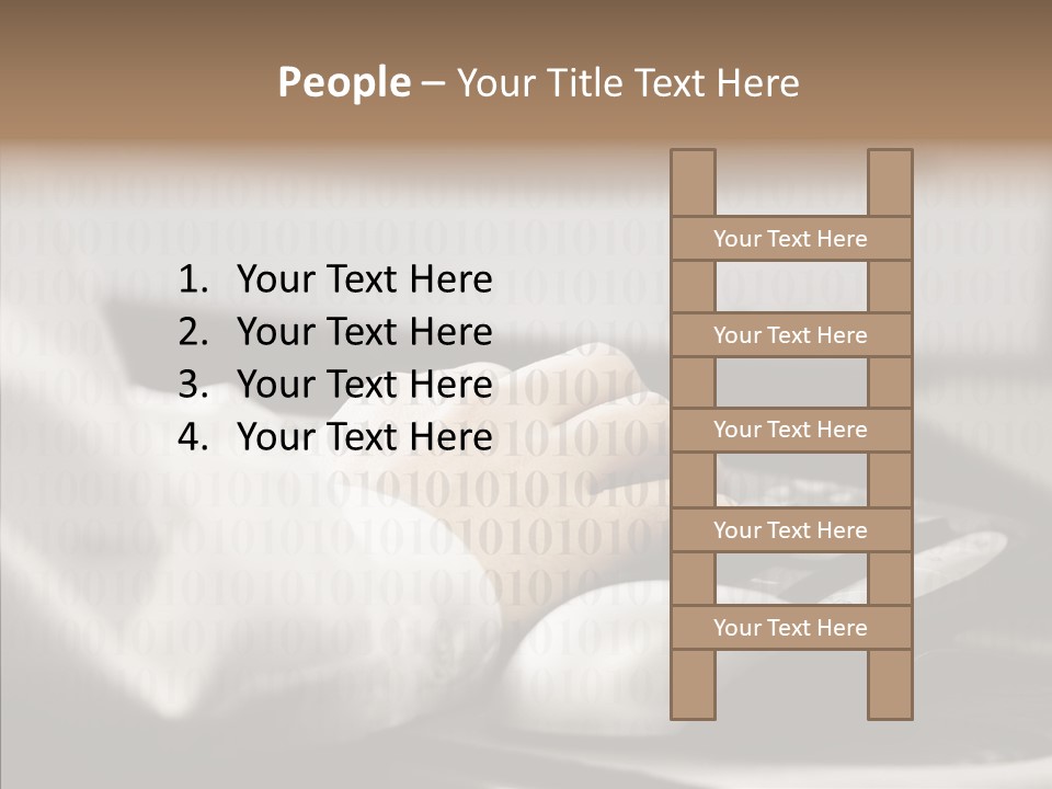 Helping Hand Young Close Up PowerPoint Template