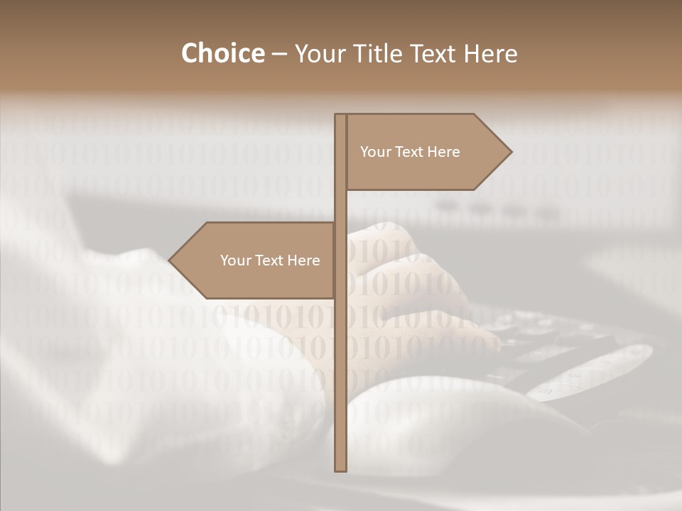 Helping Hand Young Close Up PowerPoint Template