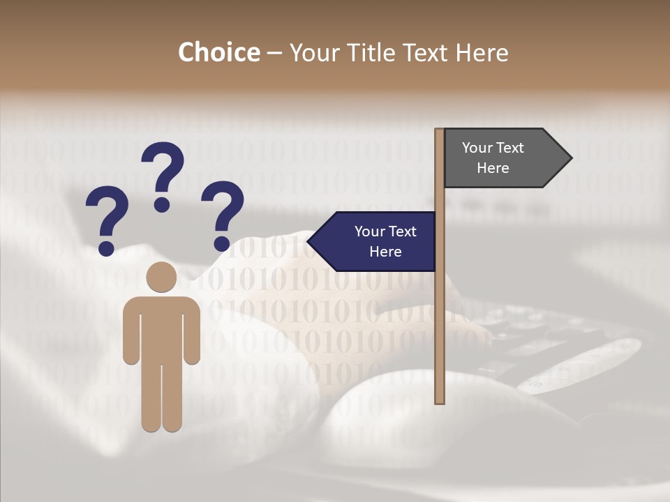 Helping Hand Young Close Up PowerPoint Template