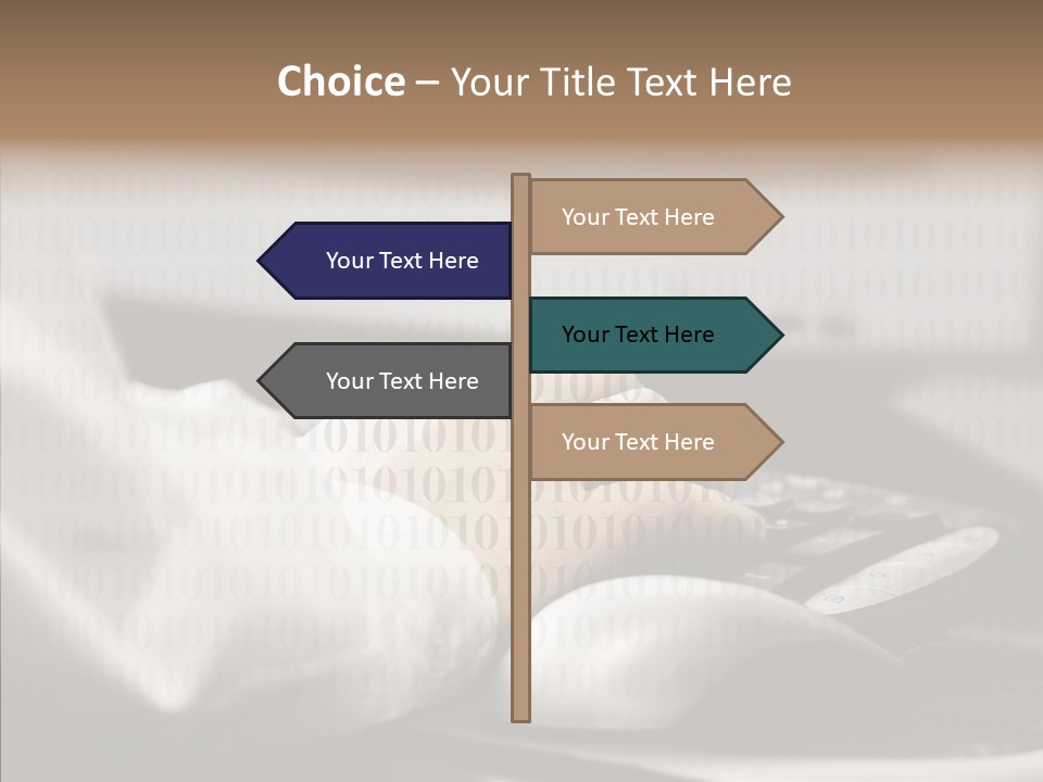 Helping Hand Young Close Up PowerPoint Template
