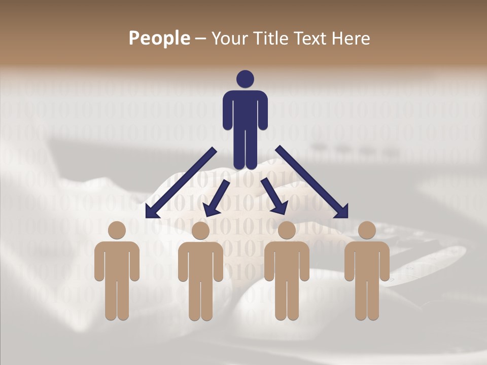 Helping Hand Young Close Up PowerPoint Template