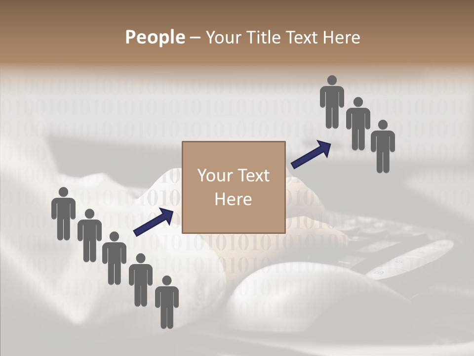 Helping Hand Young Close Up PowerPoint Template