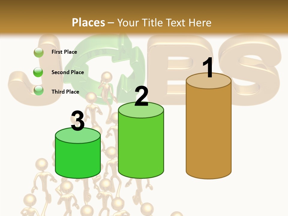 Finger White Background Close Up PowerPoint Template