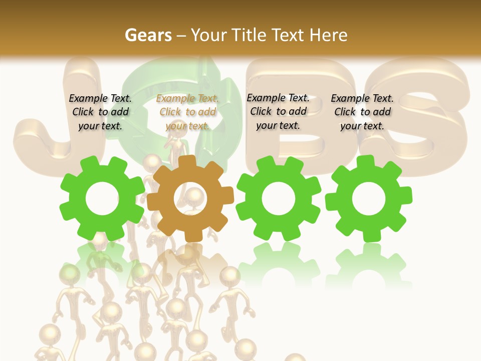 Finger White Background Close Up PowerPoint Template