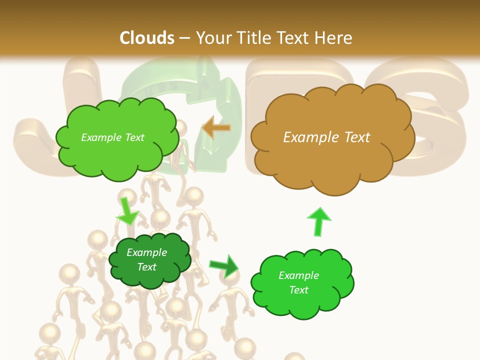 Finger White Background Close Up PowerPoint Template